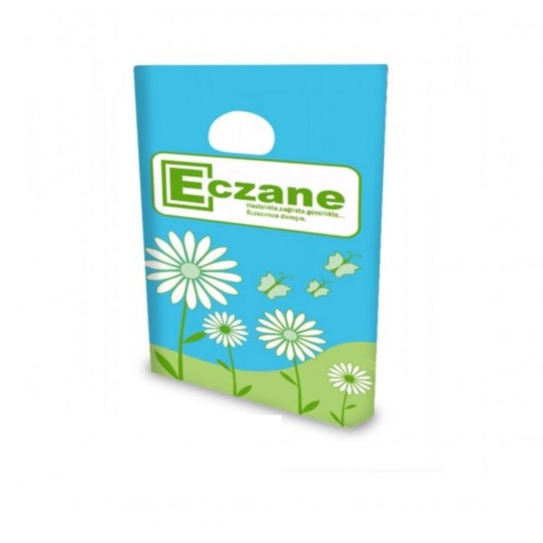 15x25 Mini Boy El Geçme Bio Eczane Poşeti  500 gr'lık  Paket